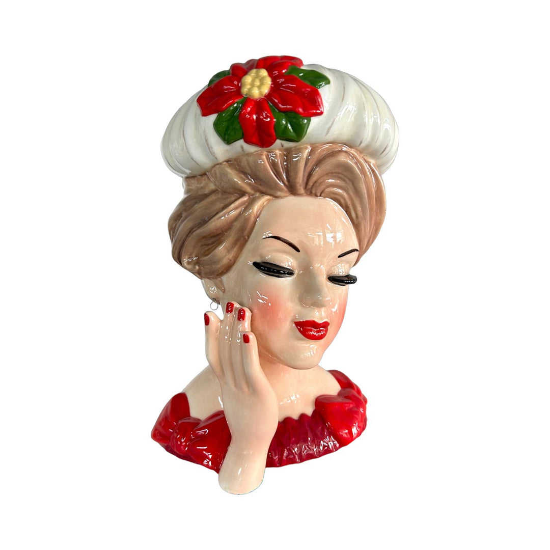 Vintage Lady Head Vase