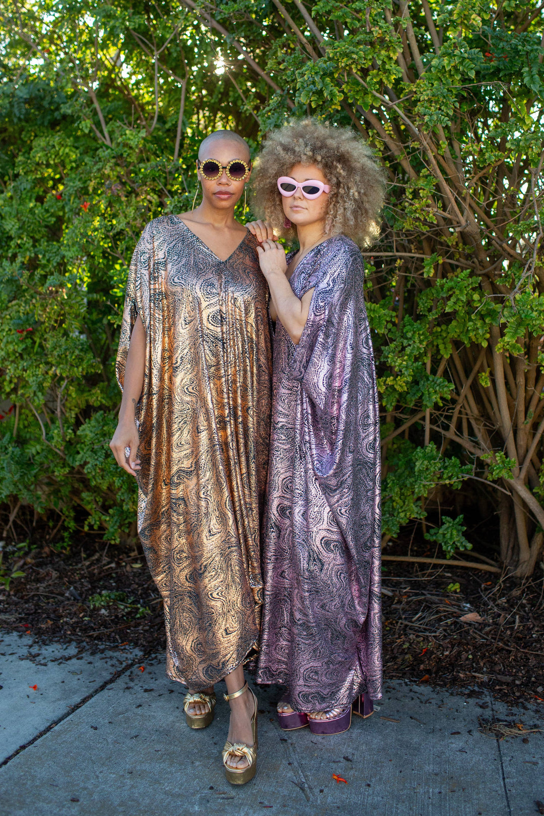 Violet Current Sequin Caftan
