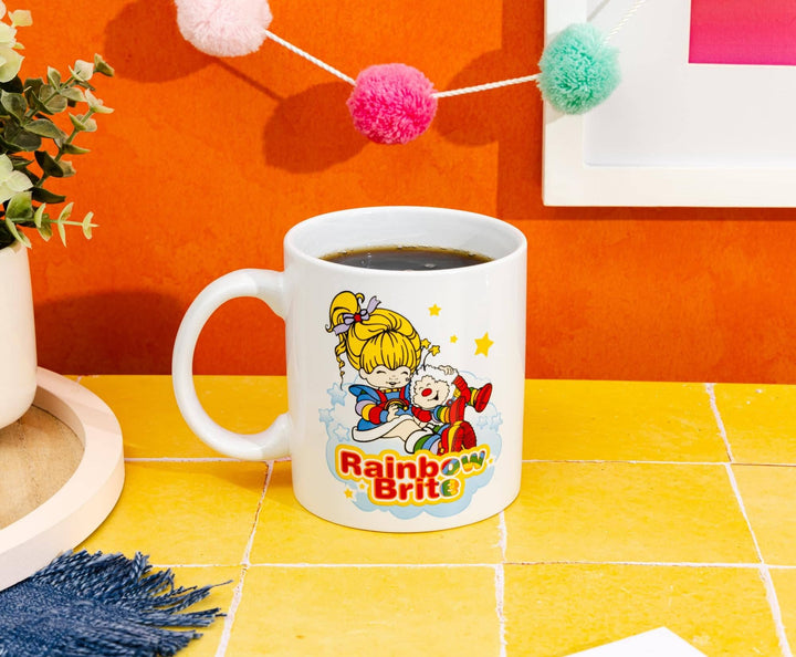 Rainbow Brite and Twink Cloud Logo 20-Ounce Ceramic Mug