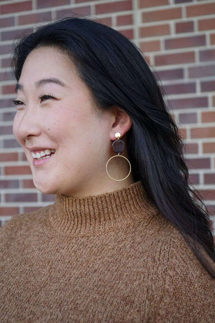 Sadie Earrings - Walnut // Jewelry, Fall