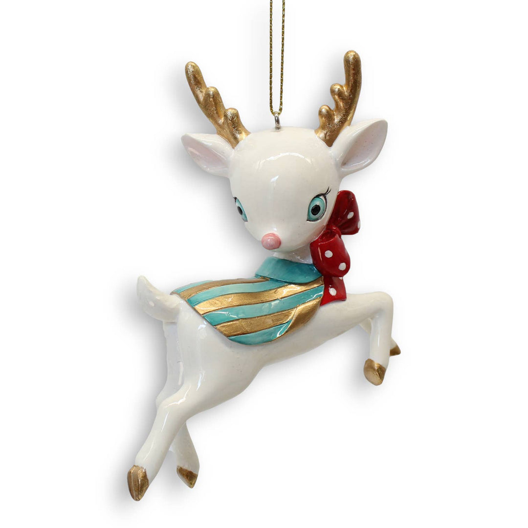 Retro Deer Ornament