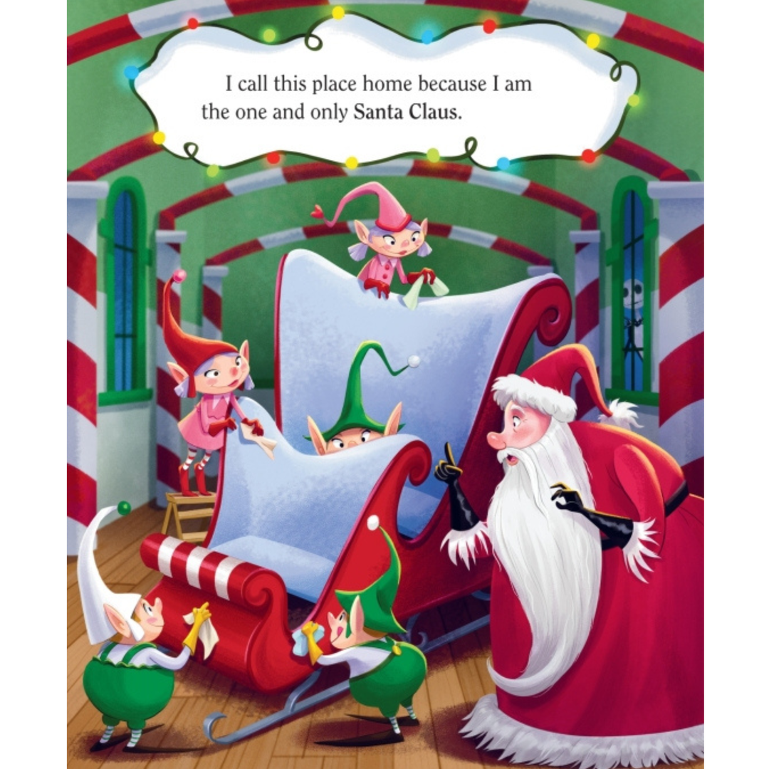 Little Golden Book I Am Santa The Nightmare Before Christmas