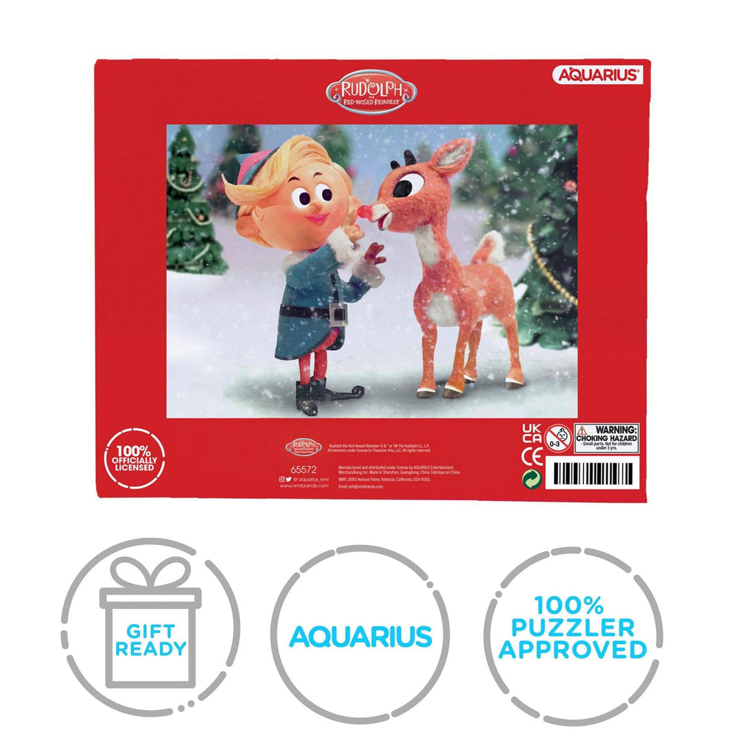 Rudolph 1000 Piece Glitter Snow Jigsaw Puzzle