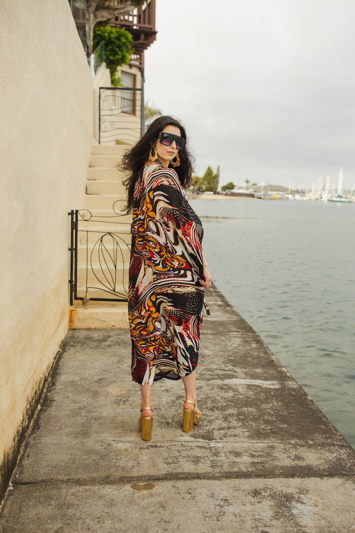 Actius Caftan in Rouge
