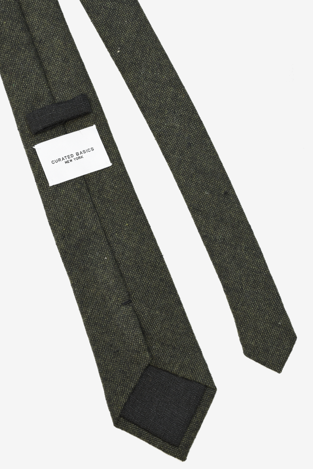 Dark Green Wool Tie