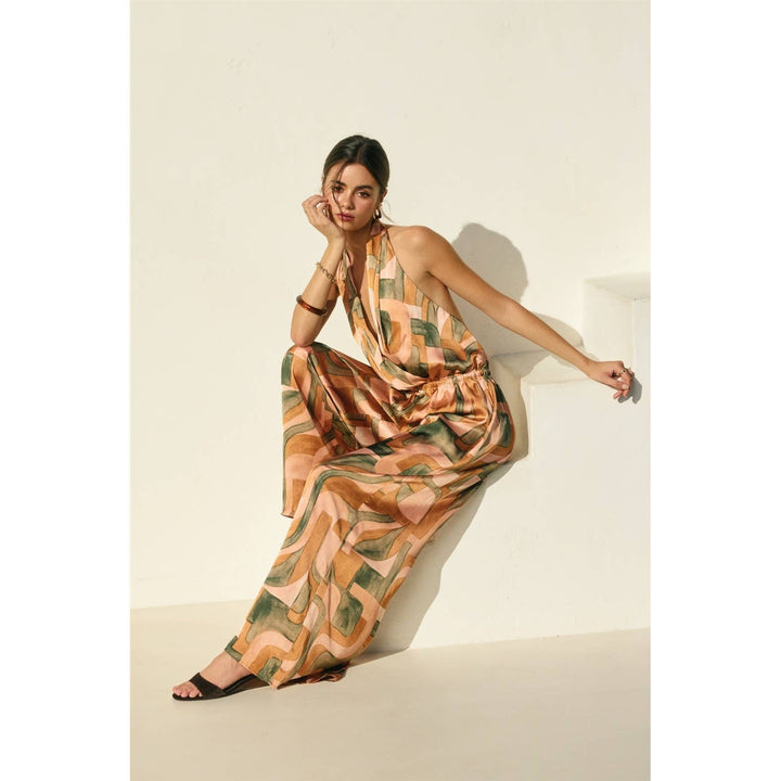 Dune Deco Halter Neck Jumpsuit