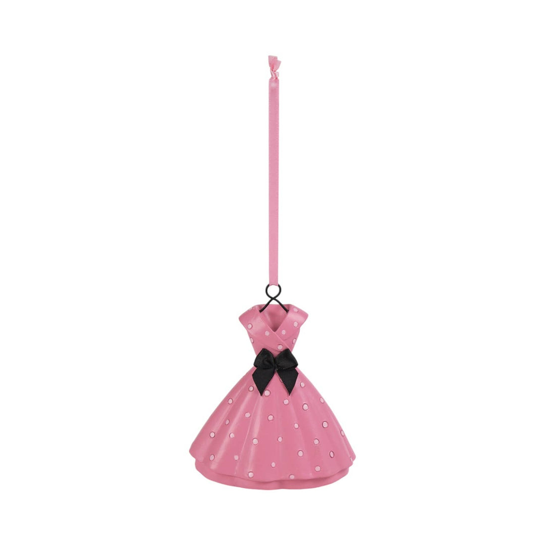 Bright Pink Party Dress Orn