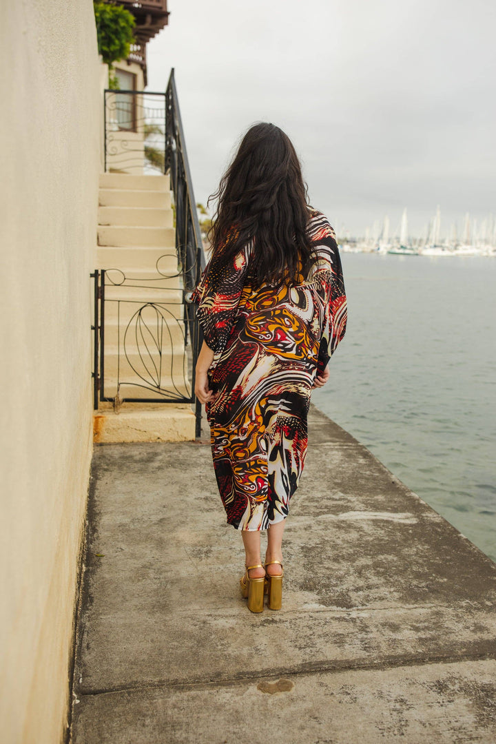 Actius Caftan in Rouge