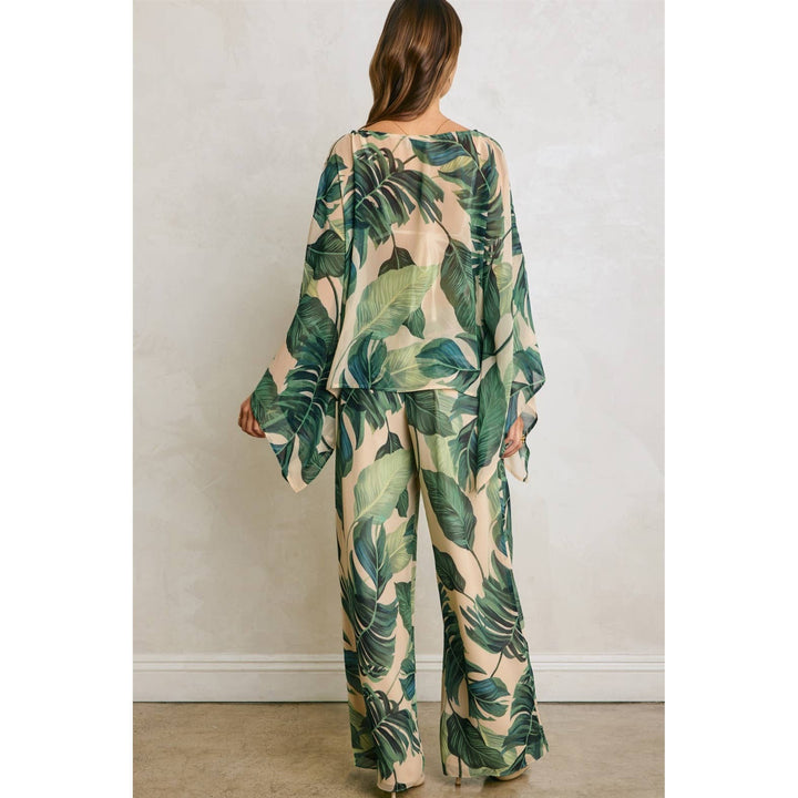 Hidden Oasis Wide Leg Pull On Pants