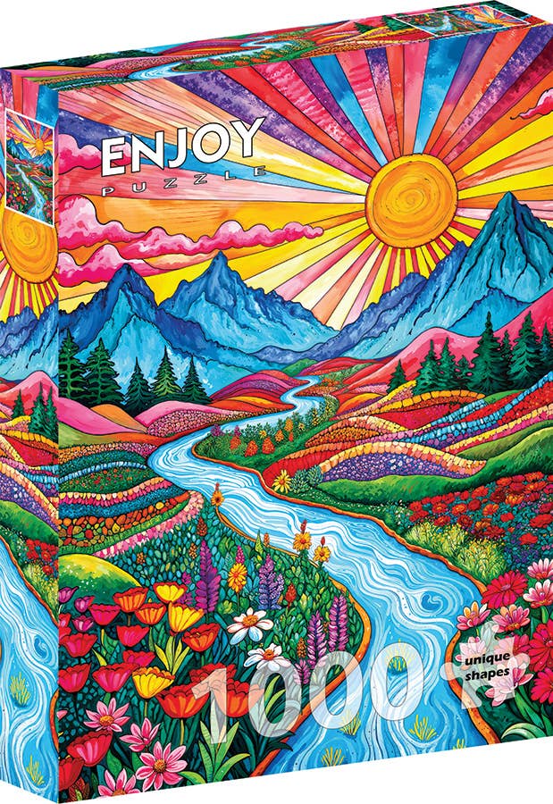 Colorful Highlands 1000-Piece Enjoy Puzzle