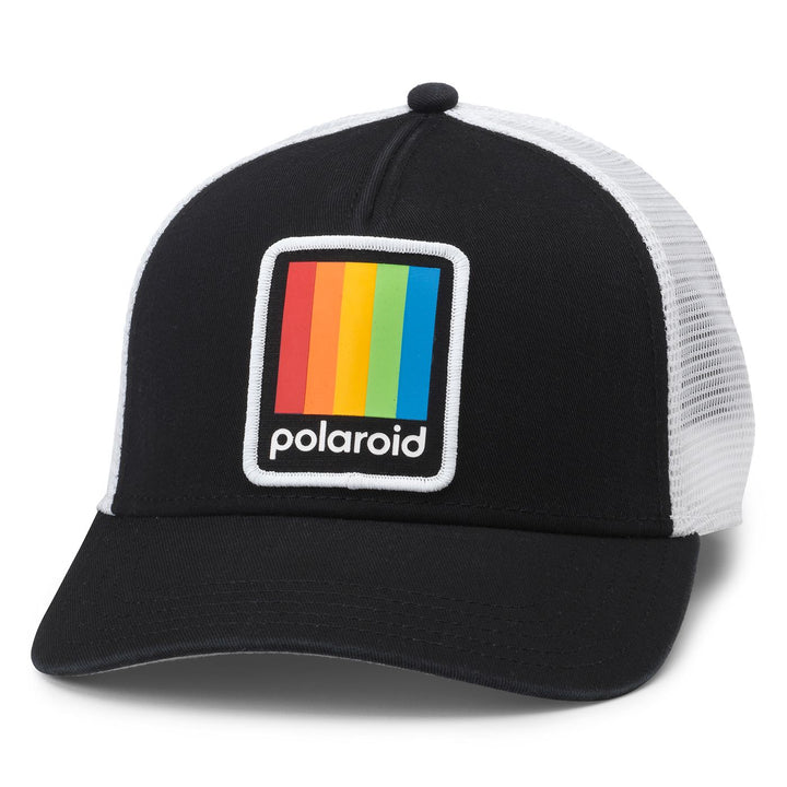 Poloroid Trucker Hat Valin - Twill White/Black