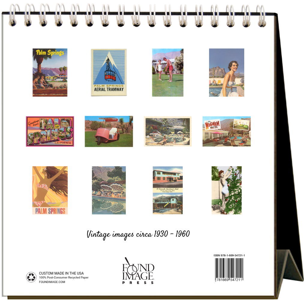 Palm Springs 2027 Desk Calendar