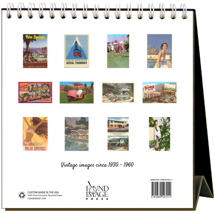 Palm Springs 2027 Desk Calendar