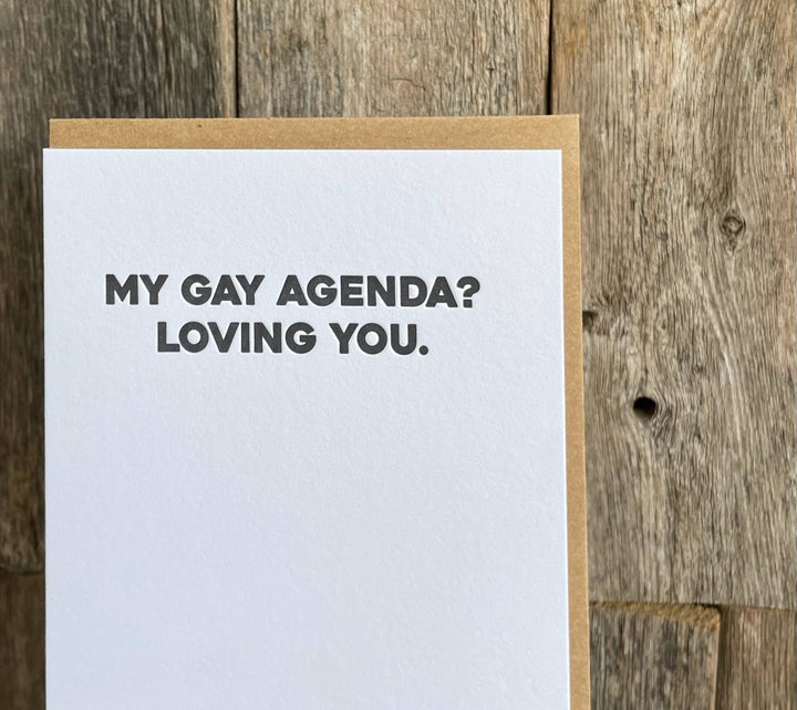 Gay Agenda - Love Card