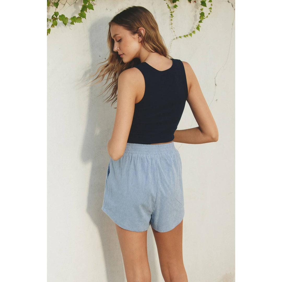 Ribbed Knit Scoop Baby Tank