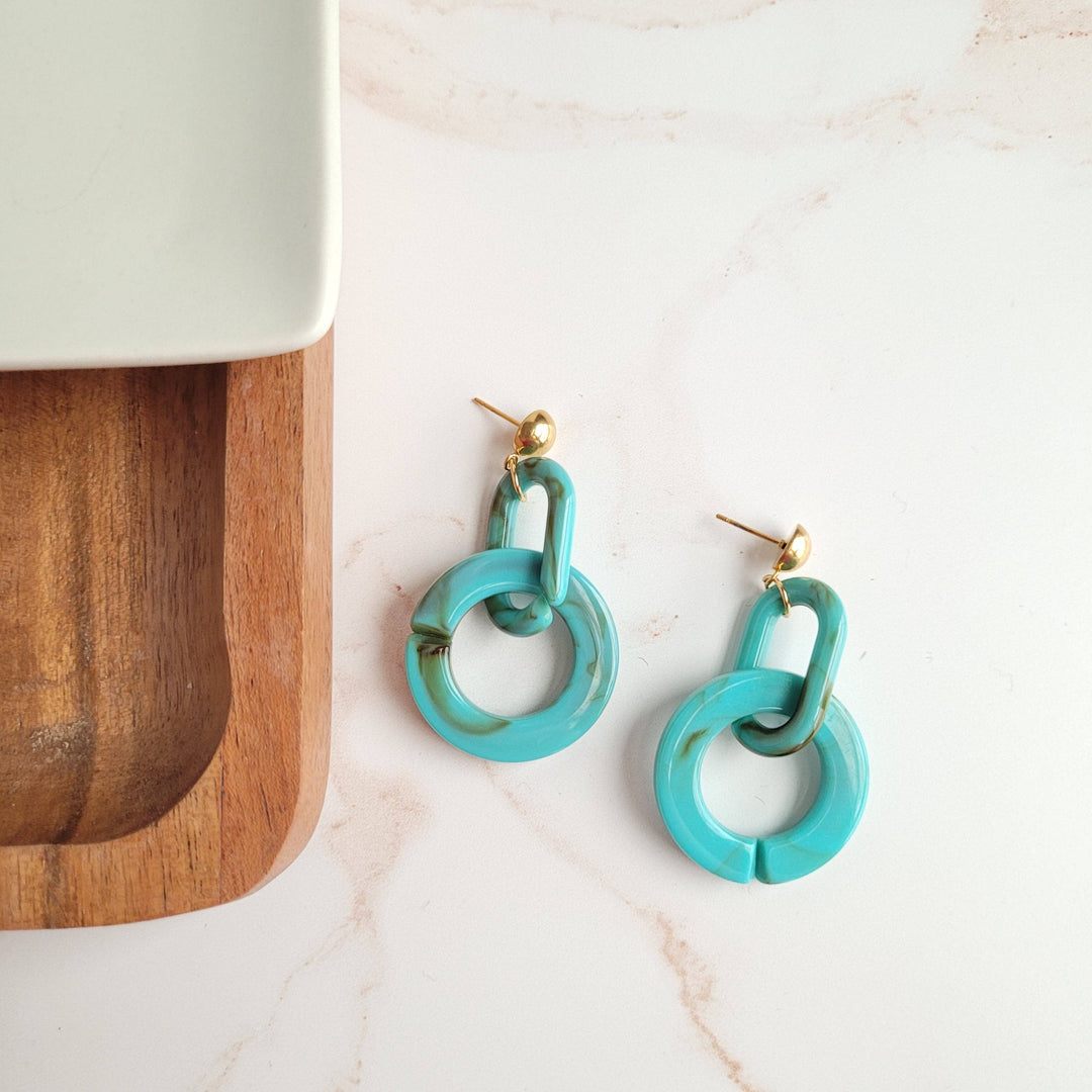 Cora Earrings - Turquoise // Jewelry