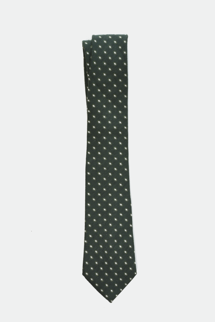 Green Polka Dots Tie