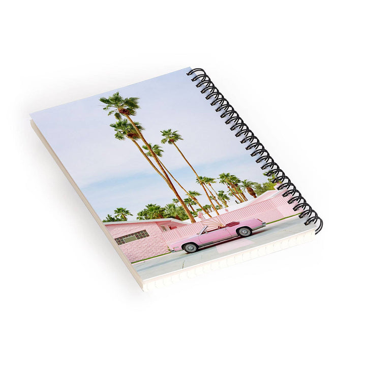 Bethany Young Pink Palm Springs on Film Spiral Notebook