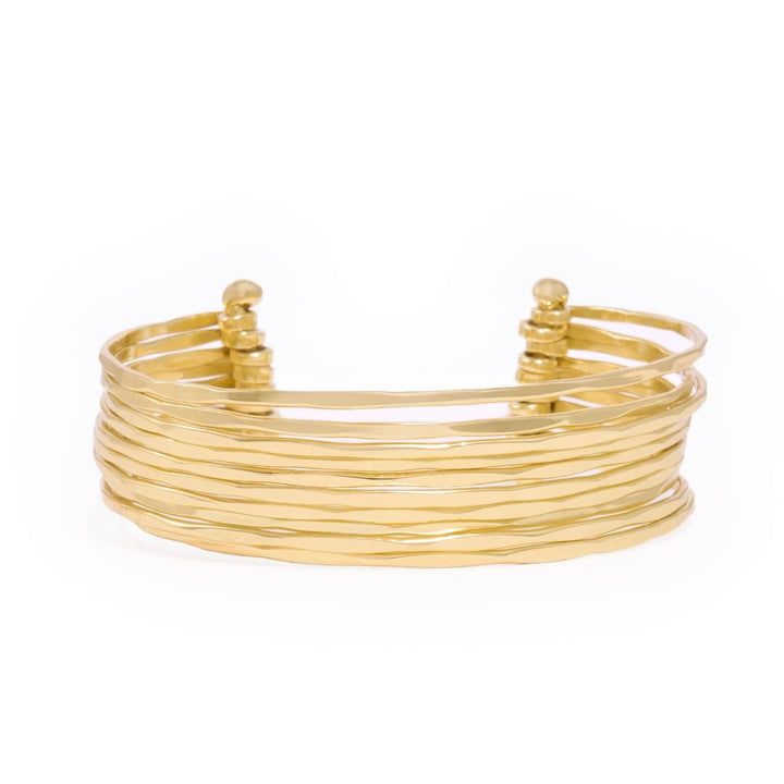 Louisa Multi Strand Cuff Brass