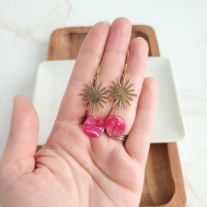 Solana Earrings - Raspberry // Jewelry