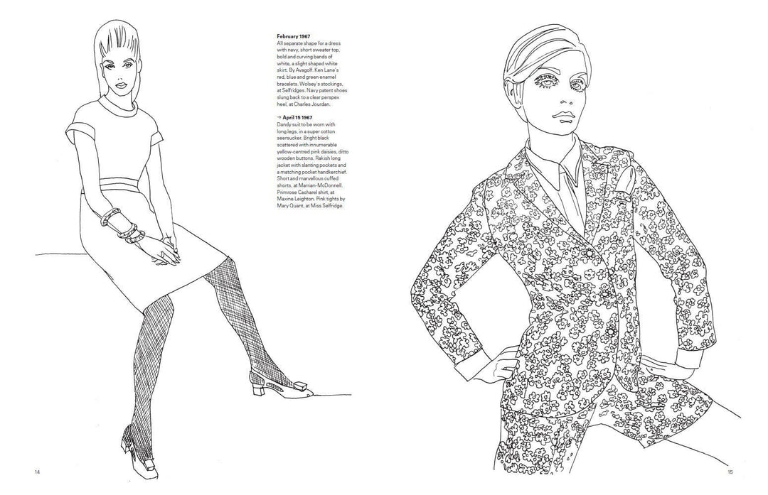 Vogue Goes Pop Coloring Book