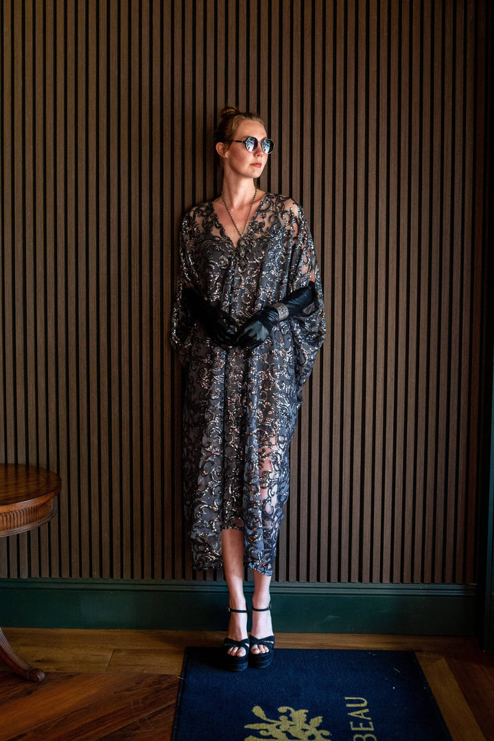 Empire Sequin Caftan