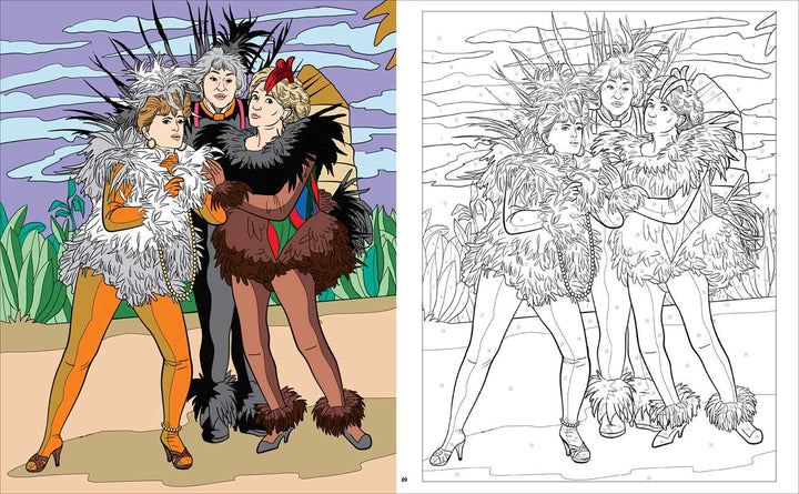 Golden Girls Color-by-Number by Editors of Thunder Bay Press