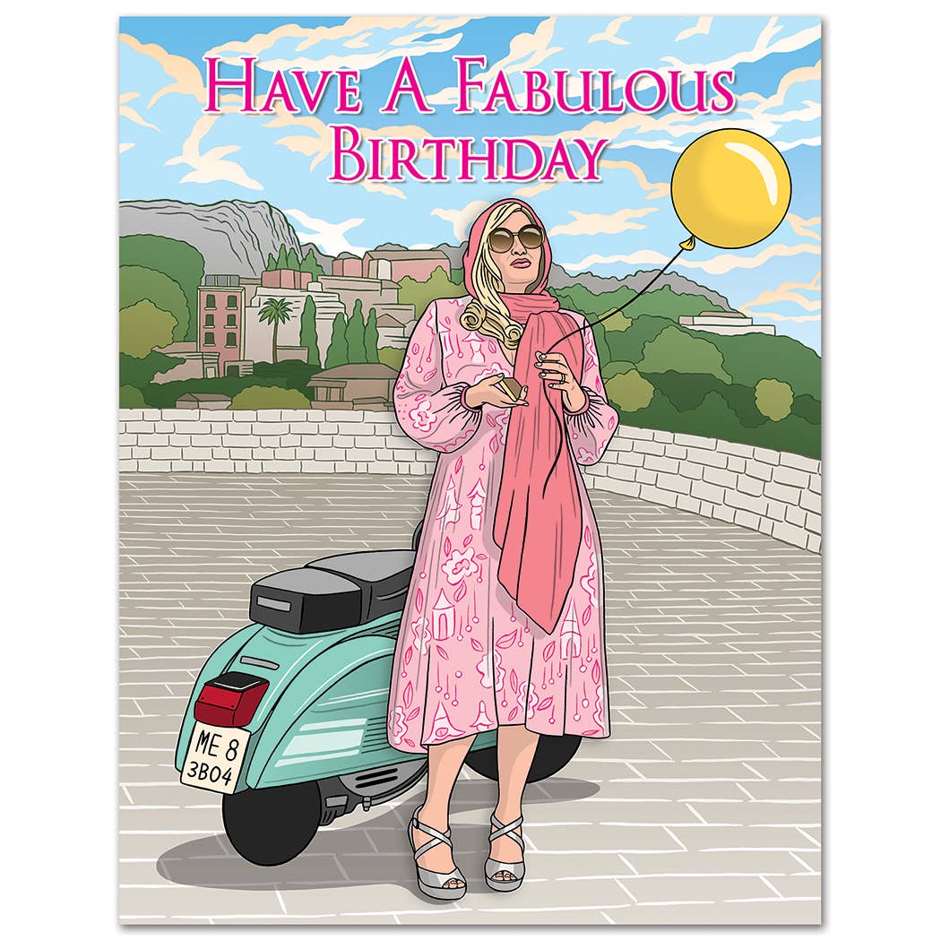 Jennifer Coolidge White Lotus Fabulous Birthday Card
