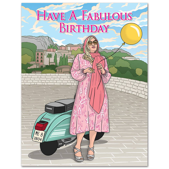 Jennifer Coolidge White Lotus Fabulous Birthday Card