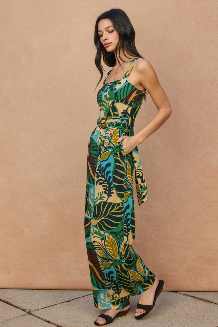 Beach House Wide Strap Jumpsuit