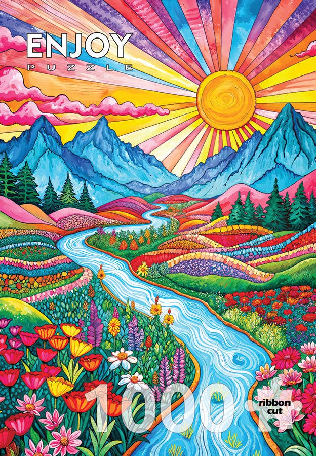 Colorful Highlands 1000-Piece Enjoy Puzzle