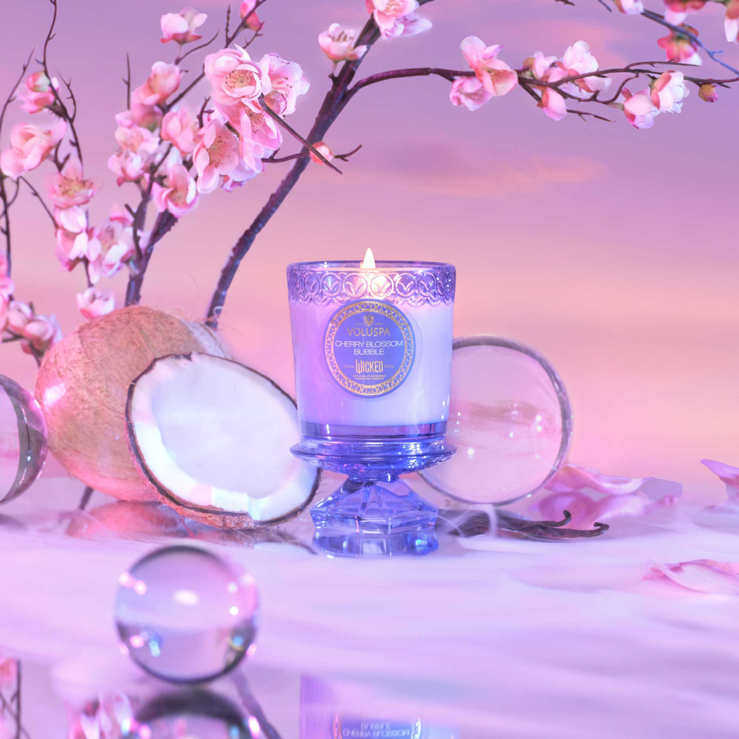 Wicked Act II Cherry Blossom Bubble Boxed 8.5oz Candle