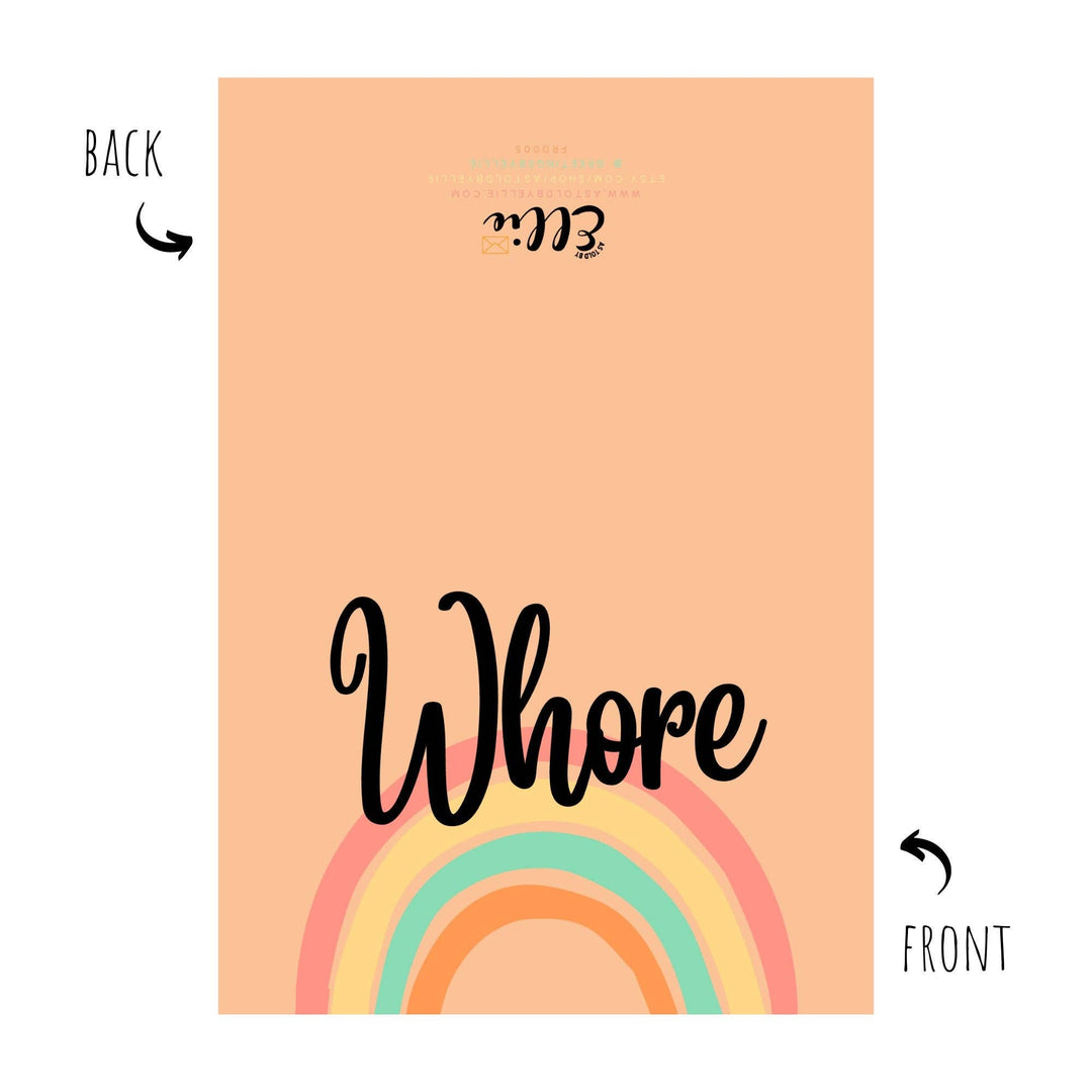 Whore Card