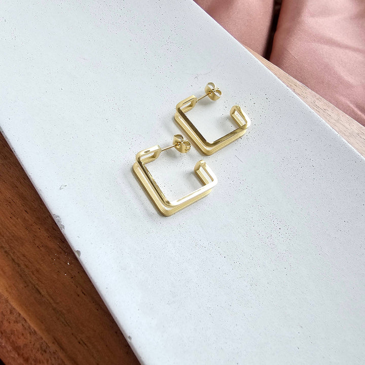 Luxe Silver Kamora Hoops