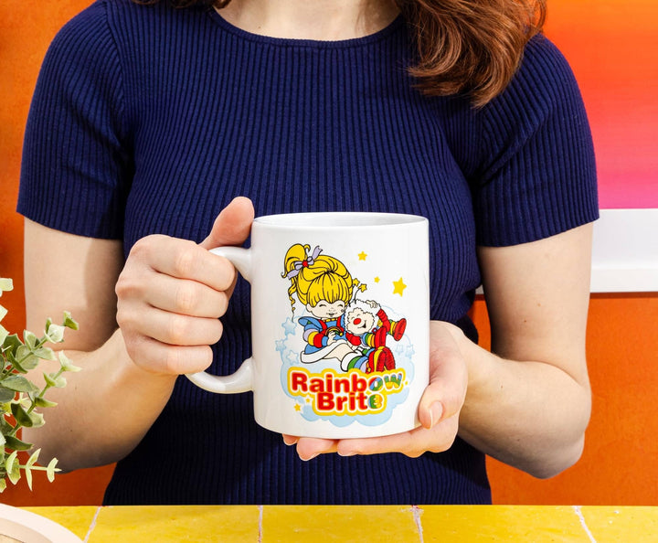 Rainbow Brite and Twink Cloud Logo 20-Ounce Ceramic Mug