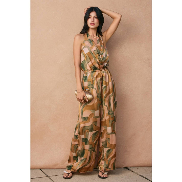Dune Deco Halter Neck Jumpsuit