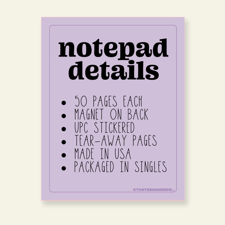 Per My Last Email - Snarky & Colorful Notepad