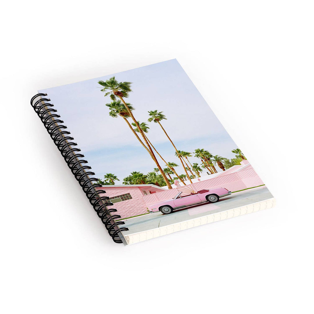 Bethany Young Pink Palm Springs on Film Spiral Notebook