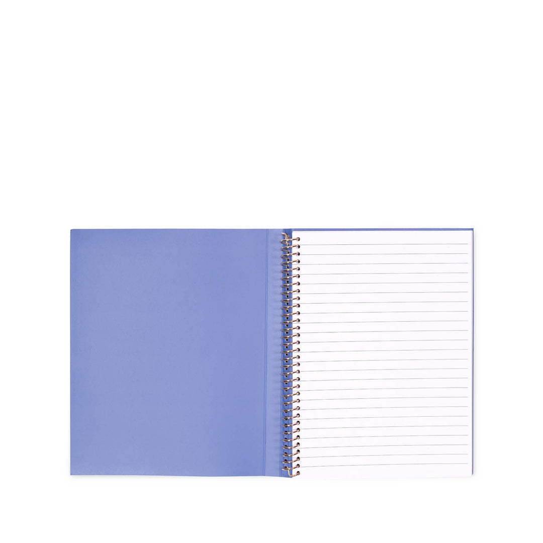 Concealed Spiral Notebook, Spade Smiley