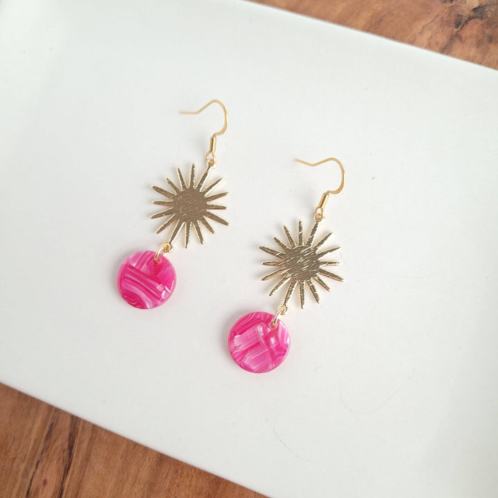 Solana Earrings - Raspberry // Jewelry
