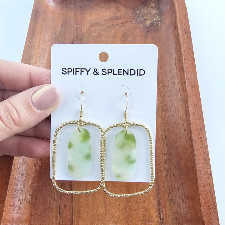 Madison Earrings - Pear Opal // Jewelry