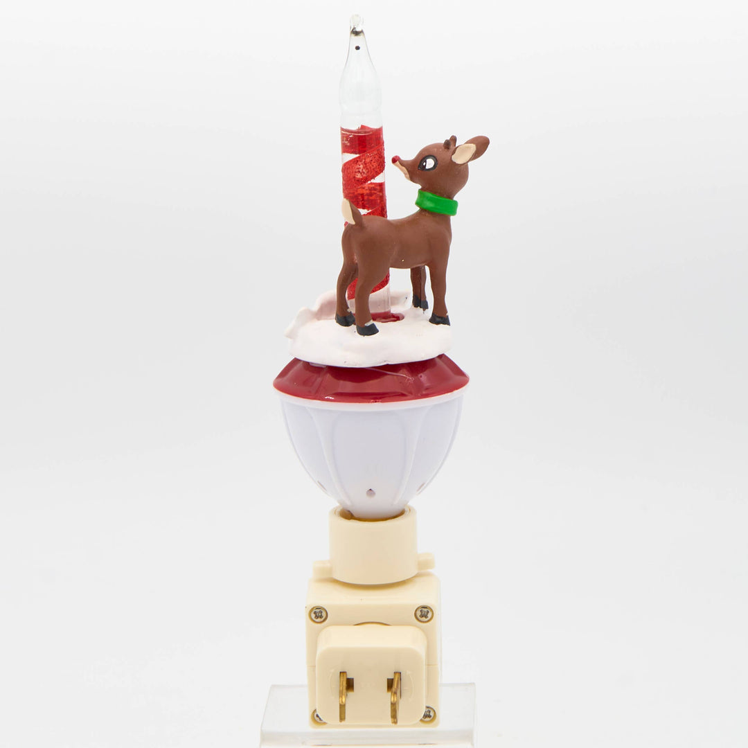 Rudolph North Pole Bubble Swivel Plug-in Nightlight