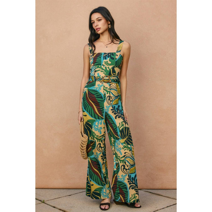 Beach House Wide Strap Jumpsuit