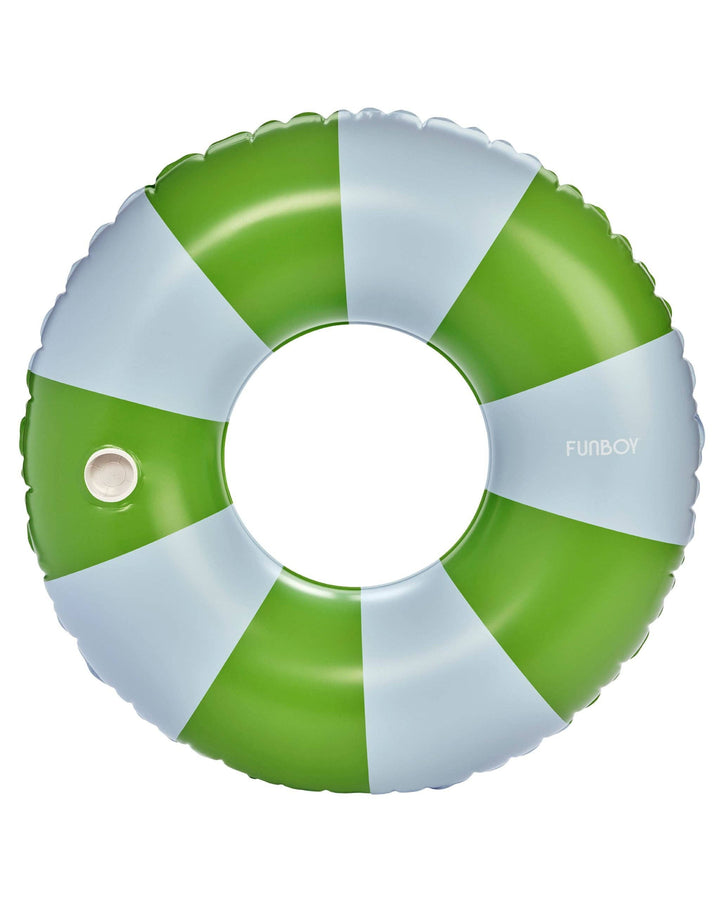 Vintage Tube Float Green And Blue