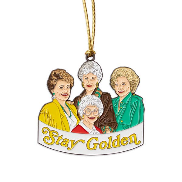 Stay Golden Girls Enamel Ornament