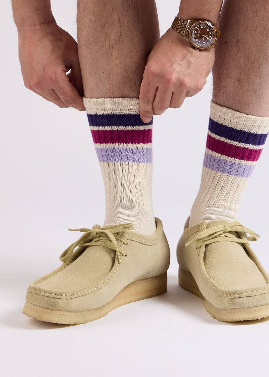 The Retro Birthday Stripe Sock
