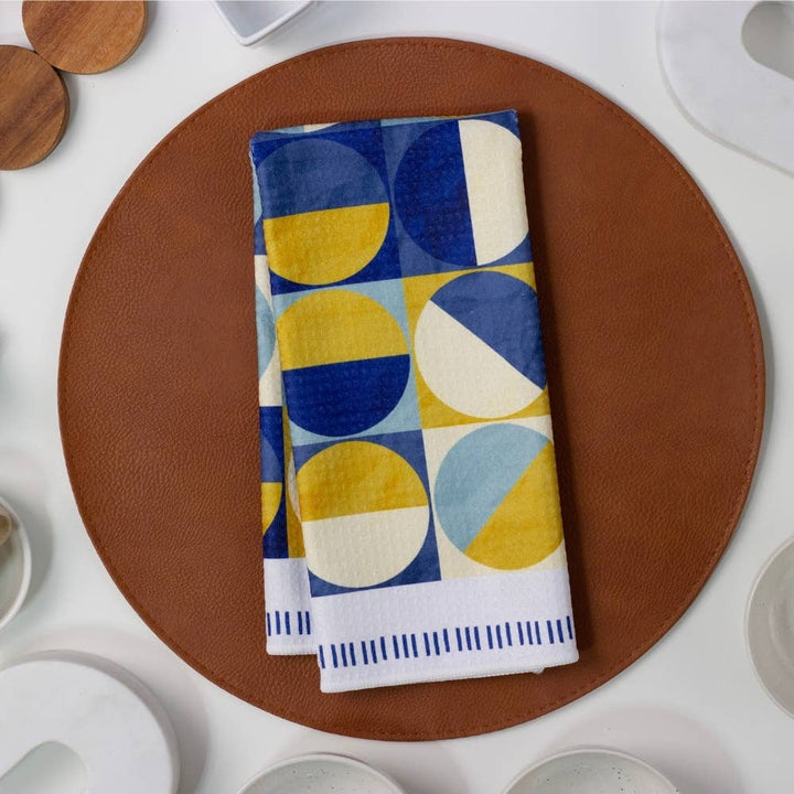 Cool Geo Colorblock Dish Towel - 16''x24''