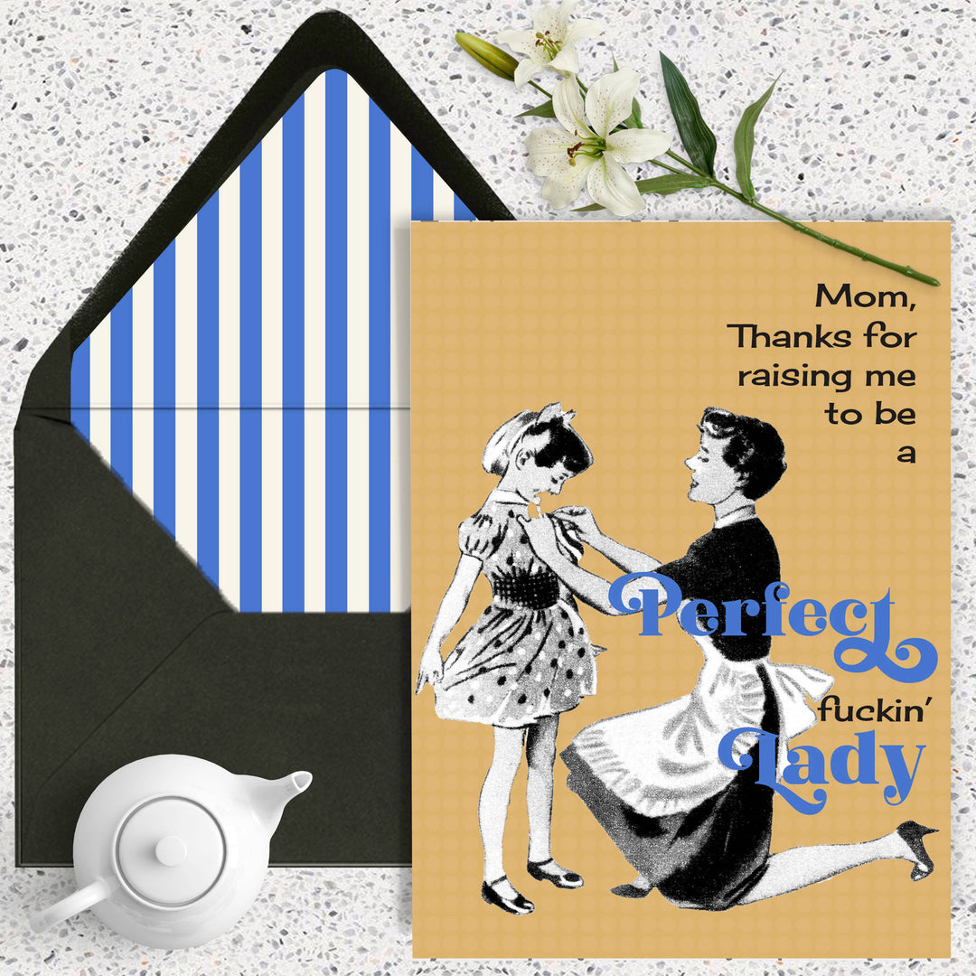 Perfect F-ing LadyFunny Mother's Day Card