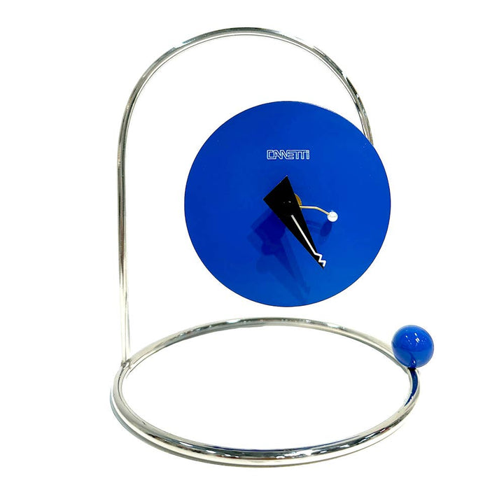 Monk Desk Clock in Primary Color Red, Yellow, Blue