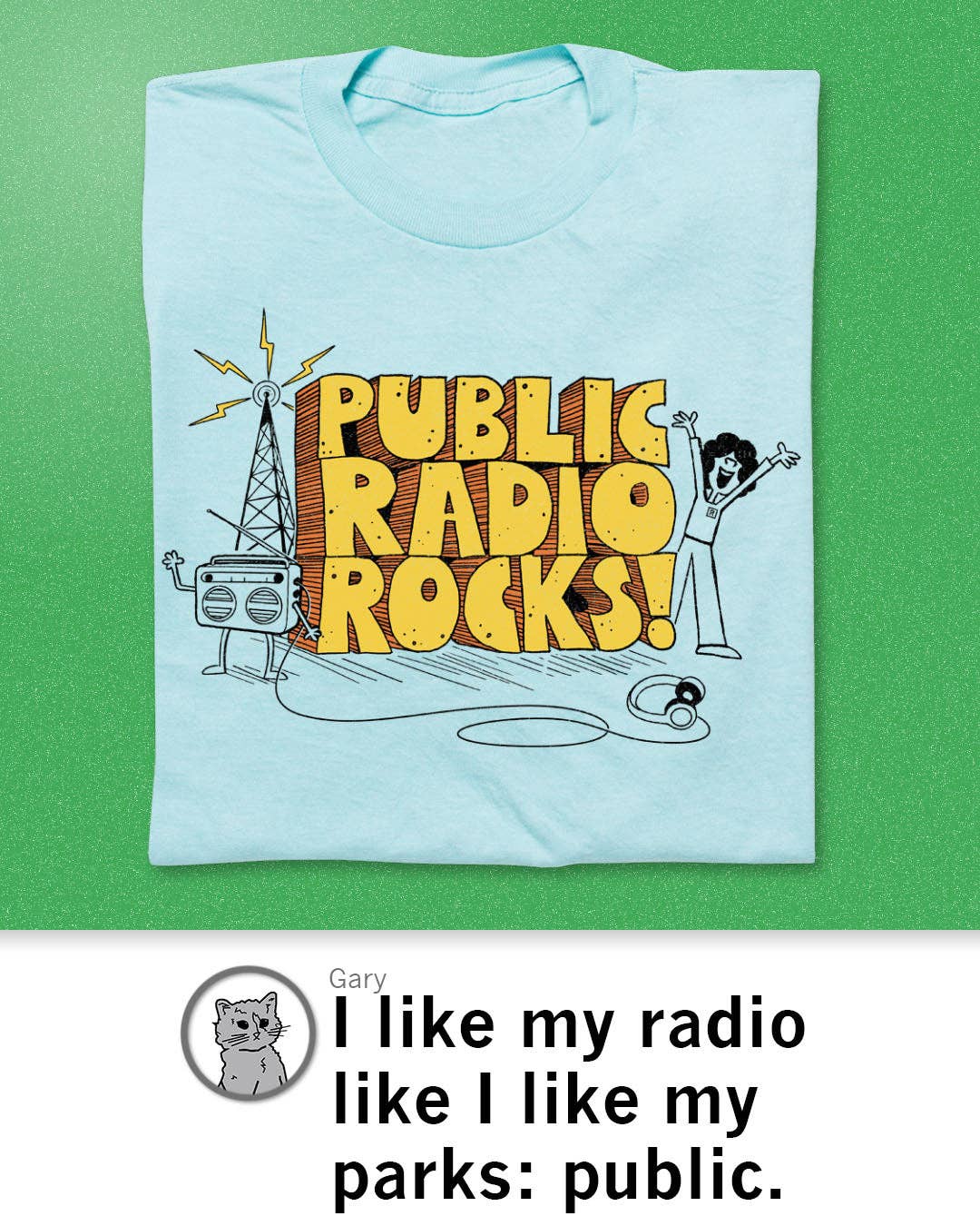 Public Radio Rocks Purist Blue